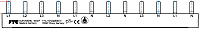Phasenschiene fr Siemens 1xFI-4P/4xLS-1P+N(2TE)