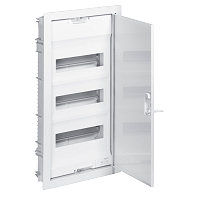 Metalltr inkl. Gertetrger,Signalwei, fr UP-Verteiler E