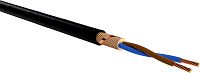 PVC-isolierte Starkstromkabel mit konzentrischem Leiter NYCWY 3X25 RM/16 SW Eca 1m