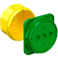 Betonbau Ger�tedose PERILEX, mit 2 Senkkopf-Ger�teschrauben