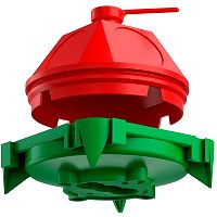 Betonbau Deckendose 45�, mit Putzhaut, Auslass�ffnung � 35mm