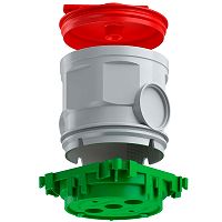 Betonbau Decken-Verbindungsdose � 60mm, mit Metallmutter M5,