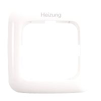Wippe mit Aufdruck Heizung 1-fach alpinwei� - Reflex SI