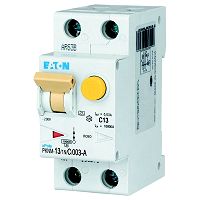 FI/LS-Kombischalter, 13�A, 30�mA, C-LS-Char, 1N-polig, FI-Ch