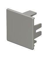 Endst�ck 40x40mm Polyvinylchlorid steingrau RAL 7030