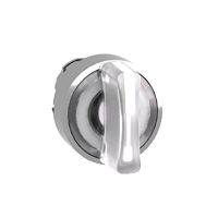 Leuchtwahlschalter Frontelement XB4, Metall, 22mm, wei�, f�r