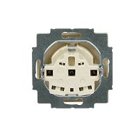 SCHUKO Steckdosen-Einsatz elfenbeinwei� - Plattform 63