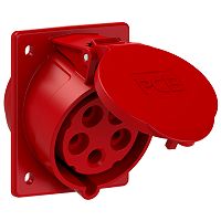 CEE-Anbausteckdose schr�g (80x97mm) 32A 5p 6h IP44/IP54