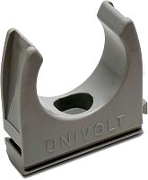 Diezel CL 50 HG PVC-Klemmschelle, � 50 mm, anreihbar, hellgrau Packung