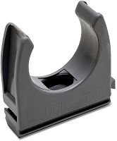 Dietzel PVC-Klemmschelle, � 20 mm, anreihbar, grau