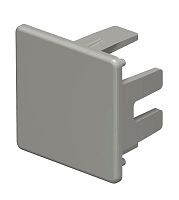 Endst�ck 30x30mm Polyvinylchlorid steingrau RAL 7030