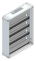 AP-Installations-Flachverteiler, 88TE m.RW, B565xH755xT130mm