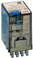 Steckrelais, LED- und mechanische Anzeige, 4 Wechsler 7A, Sp