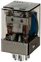 Steckrelais, 2 W 10A, Spule 24VDC
