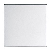 Wippe 1-fach f�r Schalter/Taster alusilber - Plattform 63