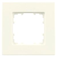 DELTA miro Rahmen 1-fach Farbetitanwei� Abmessungen 90x 90m