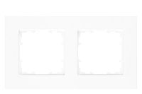 DELTA miro Rahmen 2-fach Farbetitanwei� Abmessungen 161x 90