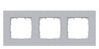DELTA miro Rahmen 3-fach Farbealuminiummetallic Abmessungen
