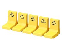 Ber�hrungsschutz gelb f�r freie Anschl�sse f�r Stiftsammelsc