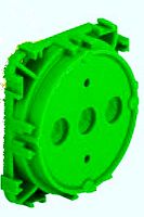 Betondosen-Frontteil (gr�n) 60mm Durchmesser