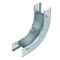 Vertikalbogen 90� steigend 60x100 Stahl bandverzinkt