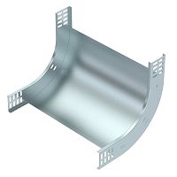 Vertikalbogen 90� steigend 60x400 Stahl bandverzinkt