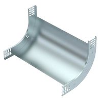 Vertikalbogen 90� steigend 60x500 Stahl bandverzinkt