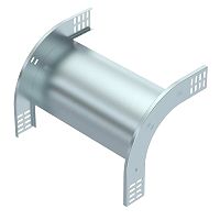 Vertikalbogen 90� fallend 60x400 Stahl bandverzinkt