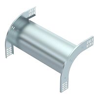 Vertikalbogen 90� fallend 60x500 Stahl bandverzinkt