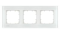 DELTA miro Glas wei� Rahmen 3-fach