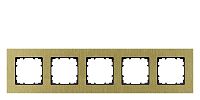 DELTA miro Aluminium oxidgelbRahmen 5-fach