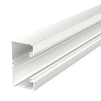 Ger�teeinbaukanal symmetrisch70x130x2000 Aluminium reinwei�