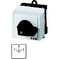 Umschalter, T0, 20 A, Verteilereinbau, 3 Baueinheit(en), Kon