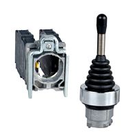 Joystick, XB4, Metall, 22mm, sw, Richtungen+S, 1-stufig, tas