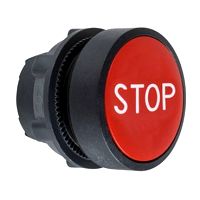Drucktaster Frontelement XB5,Kunststoff, 22mm, rot, STOP, t