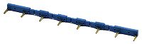 Verbindungsbr�cke, blau, 8-polig, f�r Fassungen 95.03/95.05