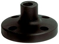 Fu� f�r Rohr D25mm, Kunststoffschwarz