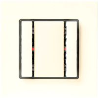 KNX Taster 1-fach mit Status-LED, i-system, titanwei�, ohne