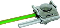 UNI-Falzklemme NIRO/Al f. Rd 8-10mm Leiter 4-50mm� f. Falze 0,7-8mm