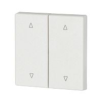 Wippe 2-fach, weiss gl�nzend,Jalo