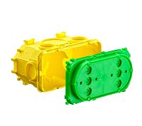 Betonbau, Doppel-Ger�te- Verbindungsdose