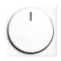 Zentralscheibe f�r Dimmer Drehknopf mit Glimmlampe alpinwei�