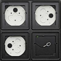 AP-Geh�use 2x 2f System 106 Anthrazit