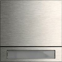 Ruftastenmodul 1f System 106 Edelstahl