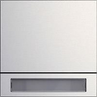 Ruftastenmodul 1f System 106 Aluminium