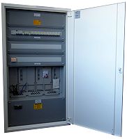 AP-Z�hlerverteiler K�rnten best�ckt RAL7035 3ZP/4NZR