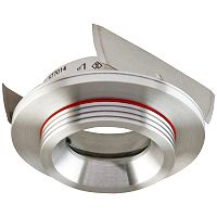 Decken-EBL rund alu IP44 GX5,3max. 50W 12V