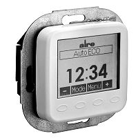 Raum-/Fu�bodentemperaturreglermit Uhr UP Abdeckung pass. zu