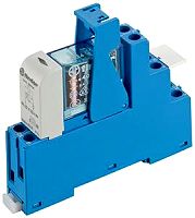 Koppelrelais Schraubanschl�sse, 2 W 8A, Spule 24VDC sensitiv