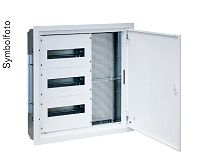 UP-Flachverteiler mit integ. 200mm Schwachstromfeld